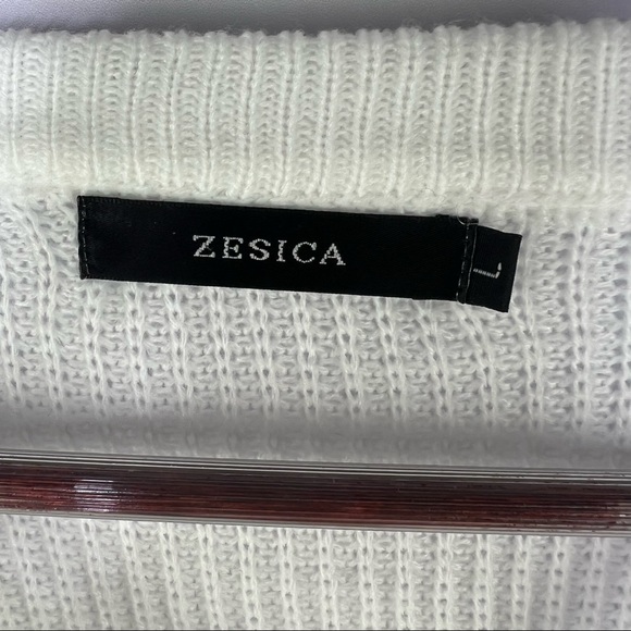 NWOT Zesica Crew Neck Sweater Sz Large - Picture 4 of 5
